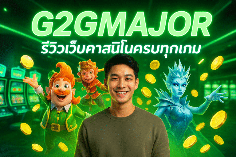 G2GMAJOR รีวิวเว็บคาสิโนครบทุกเกม